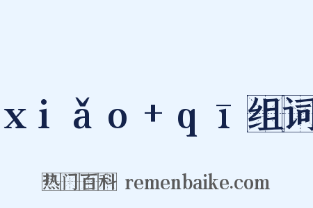 xiǎo+qī组词是什么意思的图片